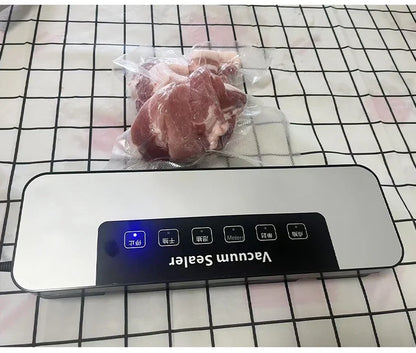 Mini Electric Vacuum Sealer Automatic for Home Use Plug in Convenient Sealing Machine Wet Dry Dual Use